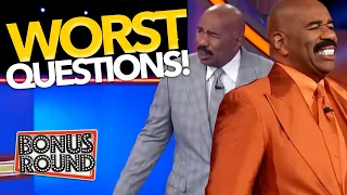 STEVE HARVEY ASKS THE WORST QUESTIONS On Family Feud USA