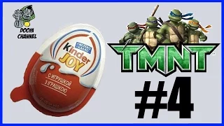 Распаковка Киндер Джой Черепашки-ниндзя Kinder Joy Teenage Mutant Ninja Turtles Egg Unboxing #4