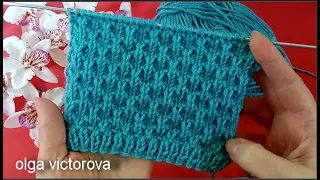 РЕЛЬЕФНЫЙ УЗОР СПИЦАМИ 995 Вязание Узоры спицами Knitting