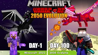 Survive 100 Days in 2050 Evolution Minecraft Hardcore (हिंदी)