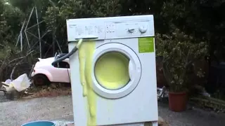 Washing Machine Yellow -- Palmolive