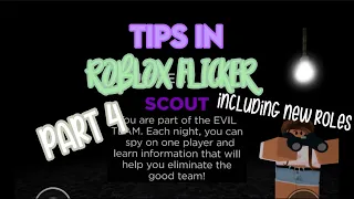 Tips and Tricks in Roblox Flicker *INCLUDING NEW ROLES AND UPDATE*