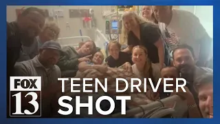 Teen shot in the face on I-15 in road rage incident
