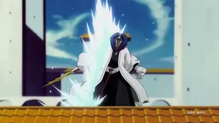 Kenpachi slashes Mayuri