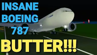 Roblox PTFS - Boeing 787 INSANE SMOOTH Butter Landing!!! - #swiss001landing
