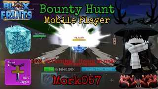 Ice + Dark Dagger Bounty Hunt | Mobile player / Blox Fruits