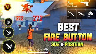 2023 Best Fire Button Size & Position 100% Working 😱 || OB40 Best Fire Button Size || Free Fire