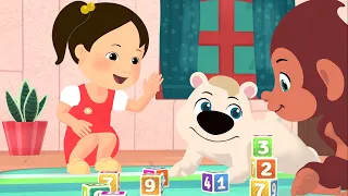 Мяу-Мяу - все серии сразу - Учимся считать на английском -  английский для детей