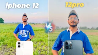 iPhone 12 vs iPhone 12 pro camera comparison | iPhone 12 vs 12 pro camera test | devhr71