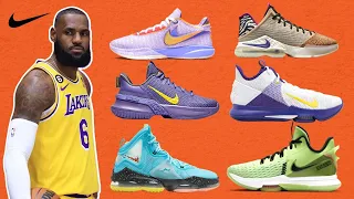 LeBron James Shoes evolution 2003-2023