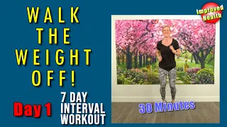 Walk the WEIGHT OFF! | Lose Weight with a Walking Workout for All Ages | Day 1 Walk at Home Program
