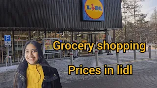 grocery cost in Vilnius Lithuania