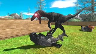 Escape from Deadly Deinonychus - Animal Revolt Battle Simulator