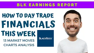 BLK earnings report: How to day trade financials this week 13marketmoves chart analysis