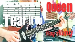 Queen - Tear It Up - Guitar Play Along (Guitar Tabs)