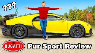 Bugatti Chiron Pur Sport review - 0-60mph & brake tested!💥