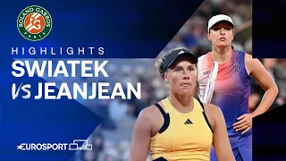 Iga Świątek vs Leolia Jeanjean | Round 1 | French Open 2024 Extended Highlights 🇫🇷