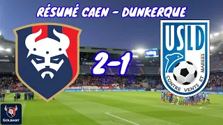 RÉSUMÉ CAEN🔴🔵-DUNKERQUE ⚪🔵(2-1)LIGUE 2 BKT 2021-22 J31 (Vue d'un supporter)