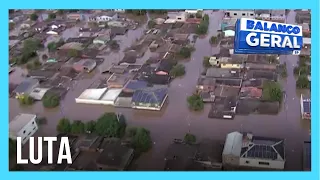 Gaúchos sofrem com destruição após enchentes que atingem RS