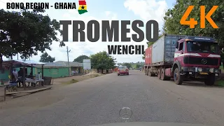 Tromeso Wenchi Drive in the Bono Region of Ghana 4K