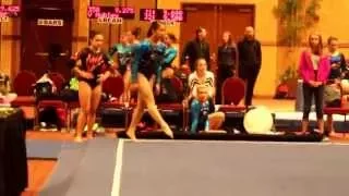 2015 WOGA Classic level 10 Floor with a score 9.175 -- Emily Zeng