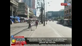 SONA: Pagluwag ng mga kalsada sa Maynila matapos ang clearing operations, umani ng papuri