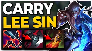 COMPLETELY 1V9 with this LEE SIN BUILD [League Of Legends]
