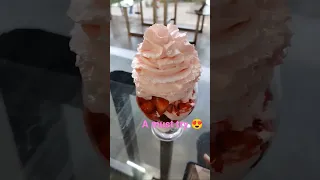 Eating Yummy Strawberry Cream||😋 Mapro Garden Lonavala||