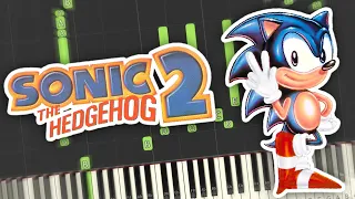 Sonic the Hedgehog 2 - Emerald Hill Zone Theme Piano Tutorial Synthesia