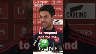 "WE ARE VERY DIFFERENT" Mikel Arteta On Similarities With Pep Guardiola 👊 #Shorts