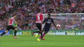 Samuel umtiti vs athletic de Bilbao (away) La liga 2016-17