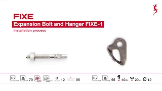 Installation process of Expansion BOLT and  Hanger FIXE 1
