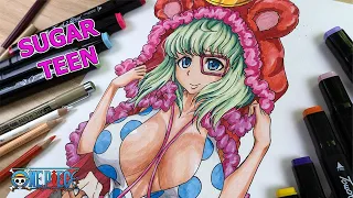 Drawing Sugar from One Piece | My Style