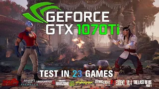 NVIDIA GeForce GTX 1070 Ti 8GB  - IN 2023 - TEST IN 23 GAMES