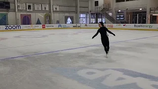 Figure Skating Adult Pre-Bronze MIF Test