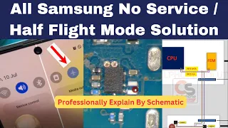 All Samsung Half Flight Mode Solution/ सैमसंग मोबाइल में नेटवर्क फाल्ट को कैसे रिपेयर करे ।