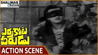 Errakota Veerudu Movie || NTR Superb Action Scene || NTR, Rajanala, Savitri || Shalimarcinema