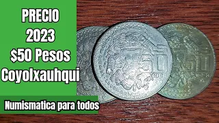 PRECIO 2023 $50 Pesos Coyolxauhqui