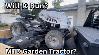 Will It Run and Mow Again?  MTD Garden Tractor Marketplace Find.