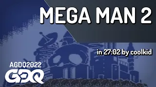 Mega Man 2 by coolkid in 27:02 - AGDQ 2022 Online