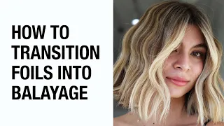 How to Make Foil Highlights Look Like Blonde Balayage | Trending Hair Color Tutorial | Kenra Color