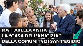 Visita del Presidente della Repubblica alla “Casa dell’Amicizia” della comunità di Sant’Egidio