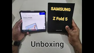 Samsung Galaxy Z Fold 5 Unboxing! | What's inside the box UAE Version