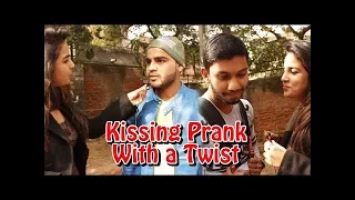 Kissing Prank with a Twist - 😘Girl Kissing Boys | THF - Ab Mauj Legi Dilli