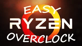 Overclocking Ryzen 5 1600 (easy mode)