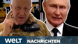 PUTINS KRIEG: Nach dem Aufstand! Jetzt bricht Wagner-Chef Prigoschin sein Schweigen | WELT STREAM