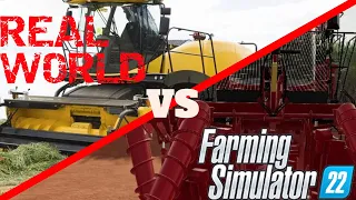 Farming Simulator 22 VS Real World [Machinery, Forestry & Harvesting]