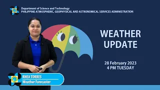 Public Weather Forecast issued at 4:00 PM | February 28, 2023