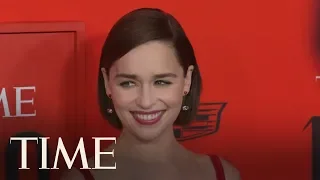 Game Of Thrones' Stars Emilia Clarke & Richard Madden Reunite On The Red Carpet | TIME 100 | TIME