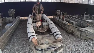 ОБЗОР Лодок 4.5 м (лодка- болотоход)
